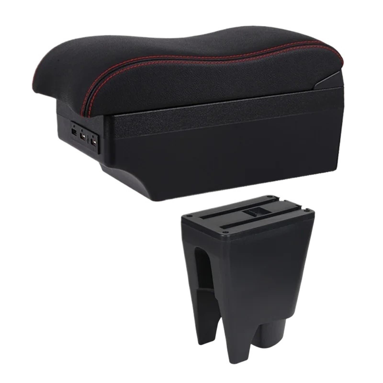 JMOLXURI Car Armrest Box For Peugeot 107 Car Armrest Box Center Console
