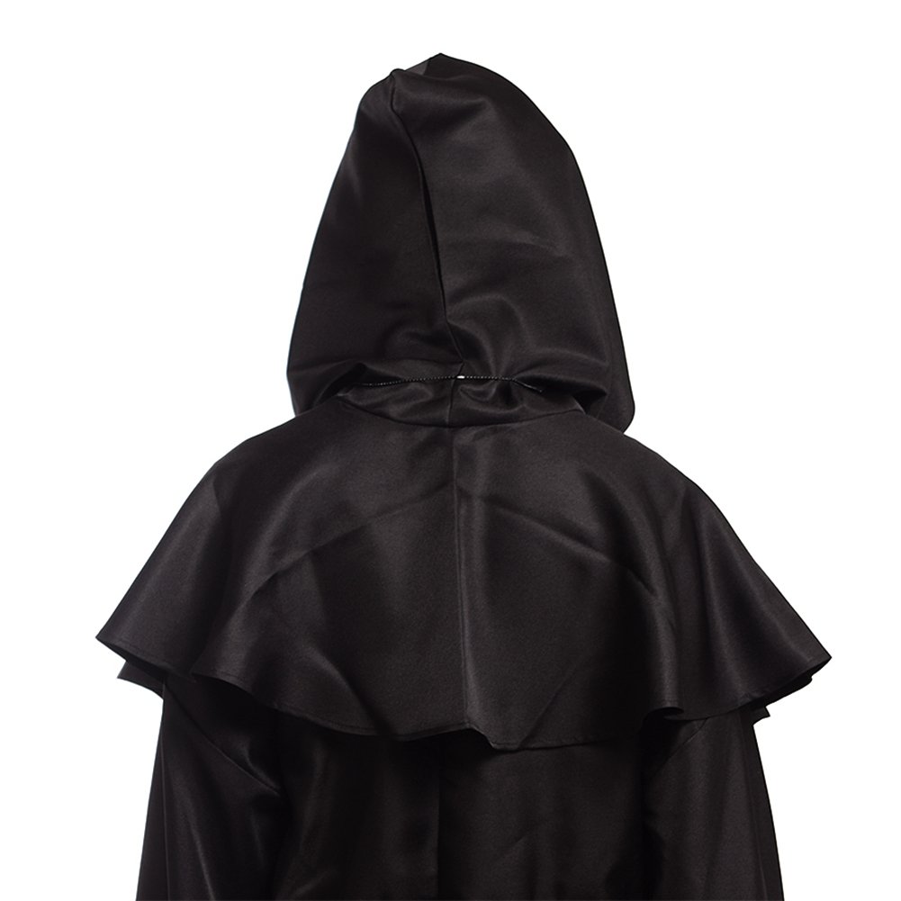 BLESSUME Średniowieczny kapelusz kapelusz krzyż naszyjnik Wicca pogański kaptur cosplay akcesoria