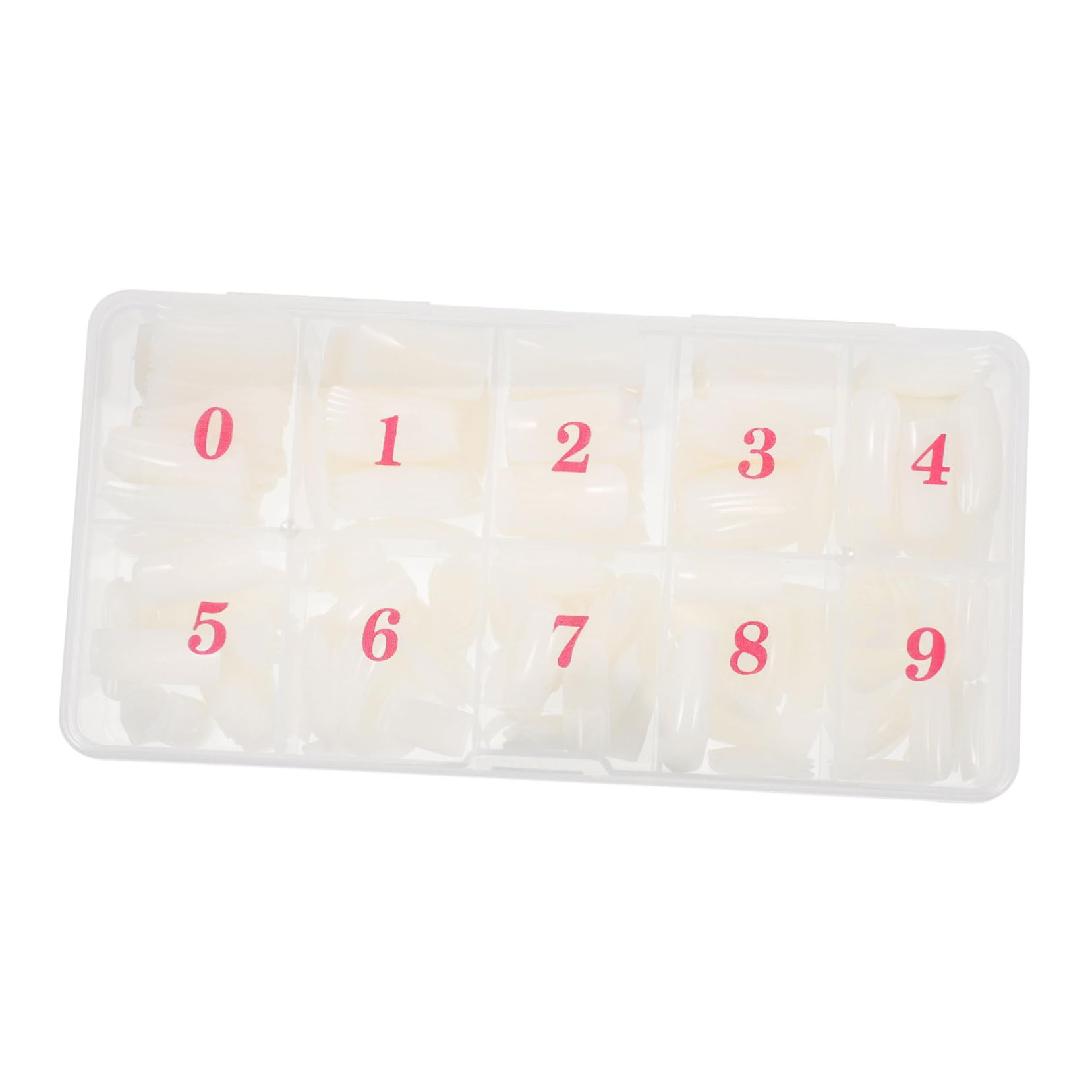 500Pcs Full Cover Fake Nail Tips Durable Manicure Patch for Nail Art Design Natural Color for DIY Salon Use for Fashion Shows and Parties