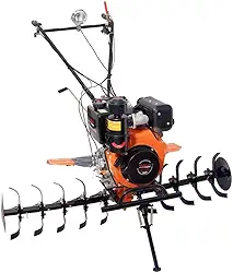 Vulcan Trent Motocultivador a Diesel 406cc 9HP com Lâminas Cultivadoras VMCE900D