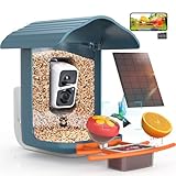 birdsnap® PAV- Bird Feeder with Camera Solar Panel, 2K HD & 64GB Card, AI Identify Bird Species Smart Bird House with Camera, Record Video Live View, Auto Capture, Ideal Gift for Birds Lover