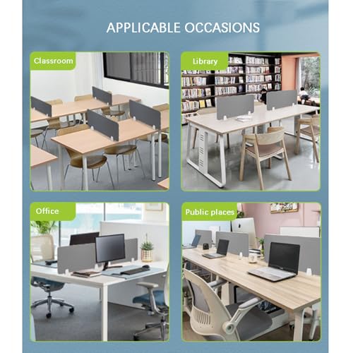 Cloison de bureau feutre contre le bruit et les distractions en classe 50x40 - 4