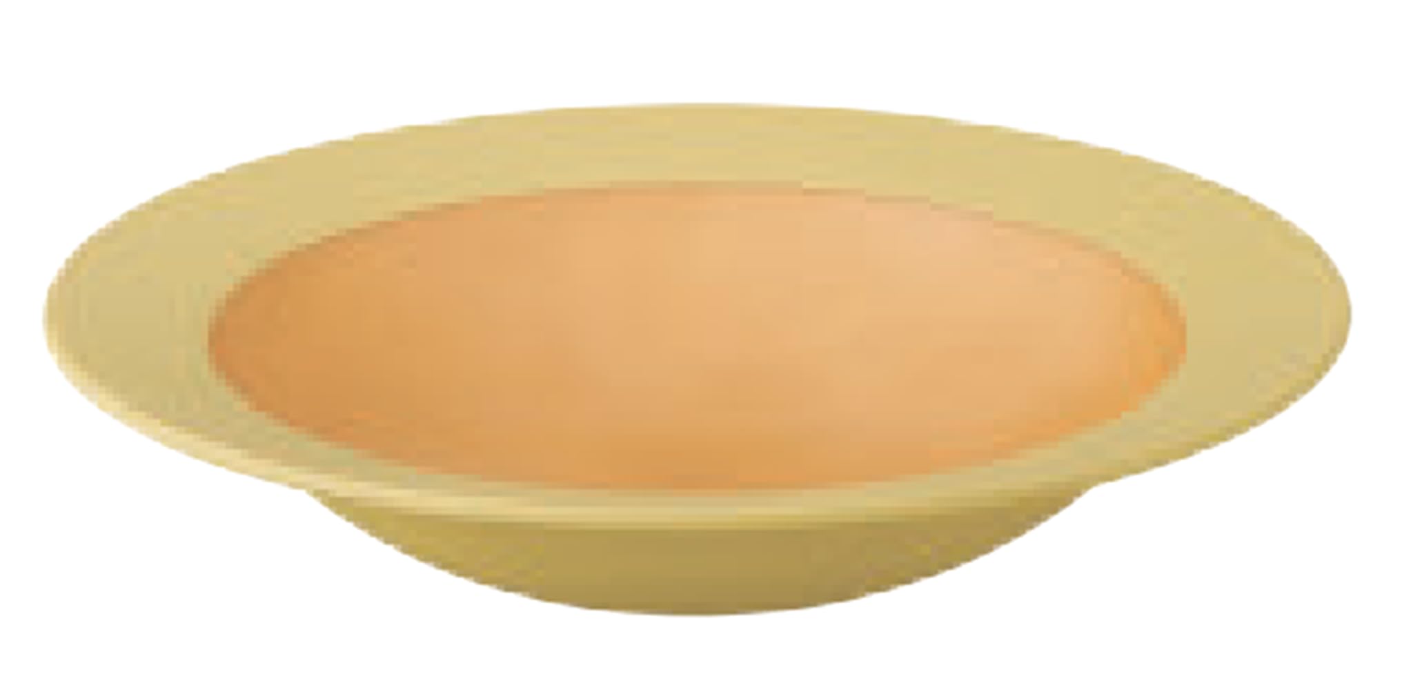 ??(Showa) Masawa Colimn Wood Grain Hat Bowl (CC) Yellow, Size: Approx. ?0.8 inches (22 cm), H1.7 inches (4.3 cm), 20.5-20.206-7 inches (52-20206-7 cm)