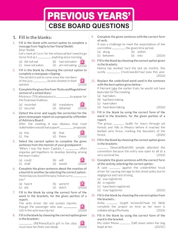 Image of MTG CBSE Class 10 PYQs Book | 10 Years (2026-2017) Chapterwise Topicwise Solved Papers English Language & Literature - CBSE Champion For 2027 Exam | ... | CBSE Sample Paper (As Per Pattern)