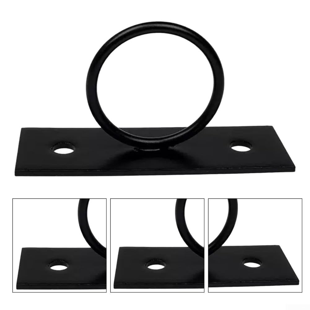 Gancho de para techo para Cuerda 4pcs Negro Gancho de para techo
