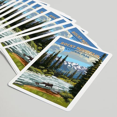 Baraja de poker Rocky Mountain National Park, 52 cartas miniatura 5