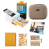 KODAK Dock Plus 4PASS Impresora de Fotos Instantánea (10x15cm) + Pack de Regalo con 90 Hojas