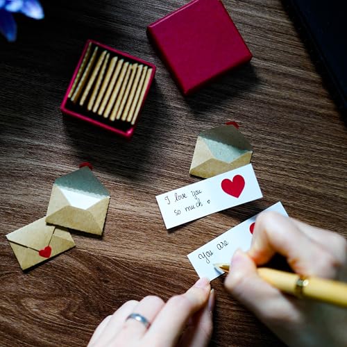 Image of Blank I love you Valentines day Cards and Envelopes - Mini Envelopes with Love Notes, Valentine's Day Gifts, Love Card for Her, Valentine Gifts for Him, DIY Valentine Cards and I Love You Notes