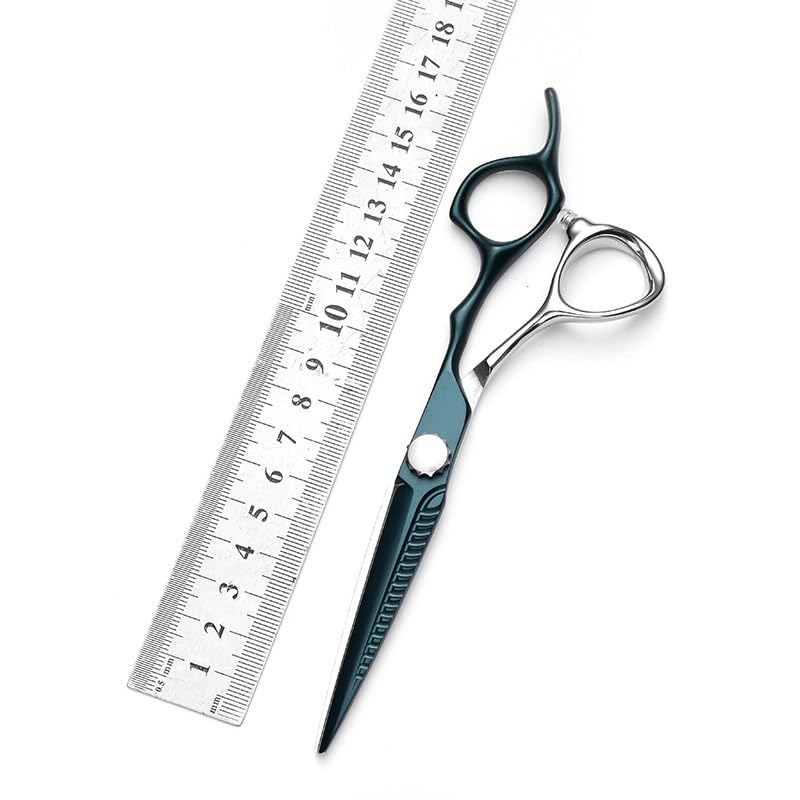 Hair Cutting Scissors, 6 inch Professional Barber Scissors Hair Salon Professional Hair Stylist Special Tooth Scissors Flat Cut Thin Set Tool (Cutting Scissor)