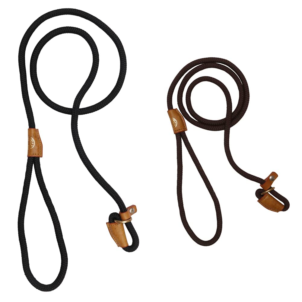 Vama Leathers Dog Vamaleathers Cord Type Nylon Leash &Cord Type Nylon Leash with Adjustable Loop Brown with Thickness 1 Cm 5 Feet 60 Inches, 1 Count (Pack of 1) (B0BP59S73V) Amazon Price History, Amazon Price Tracker