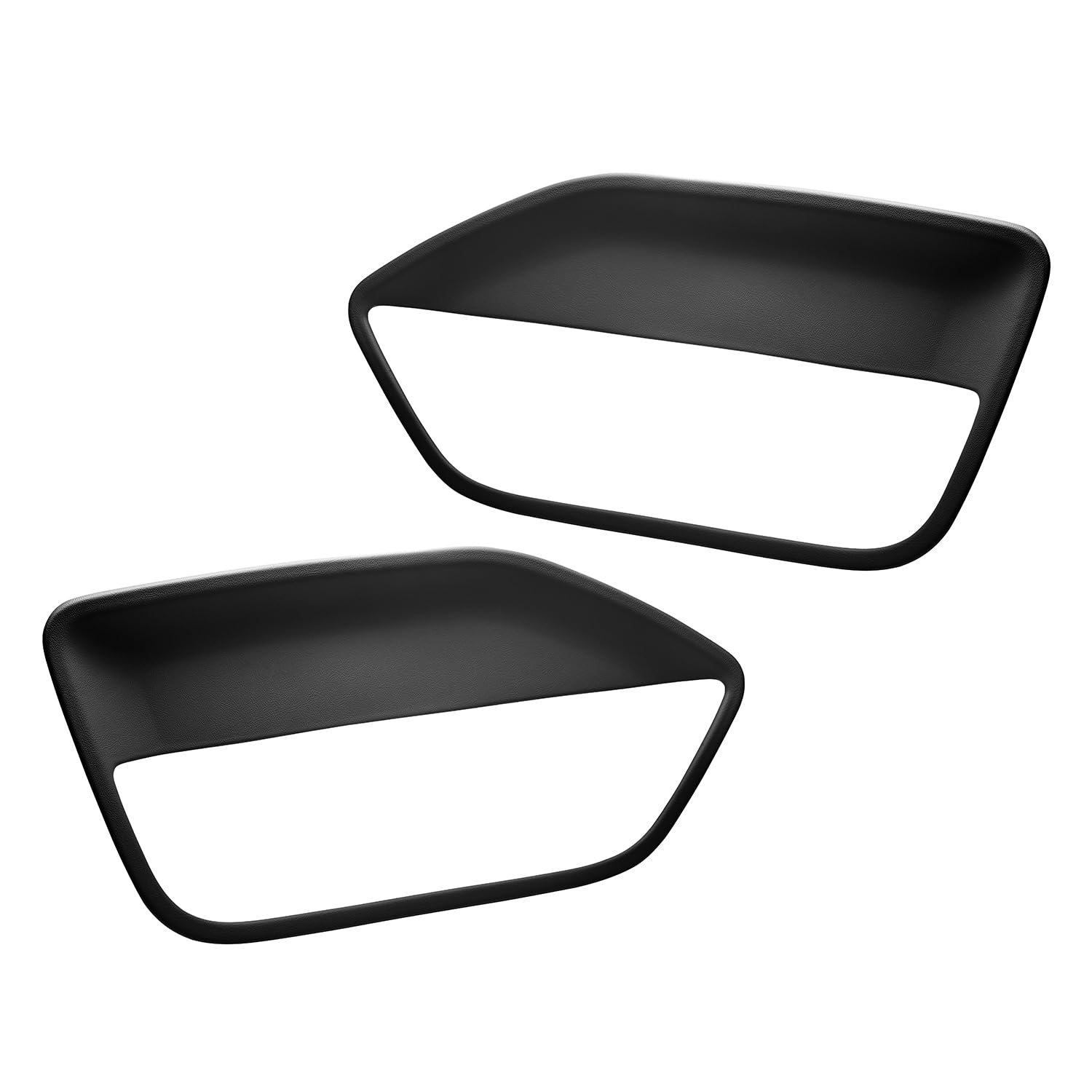 COVERLAY Door Panel Inserts 12-59-BLK (Black) Compatible with Ford Mustang