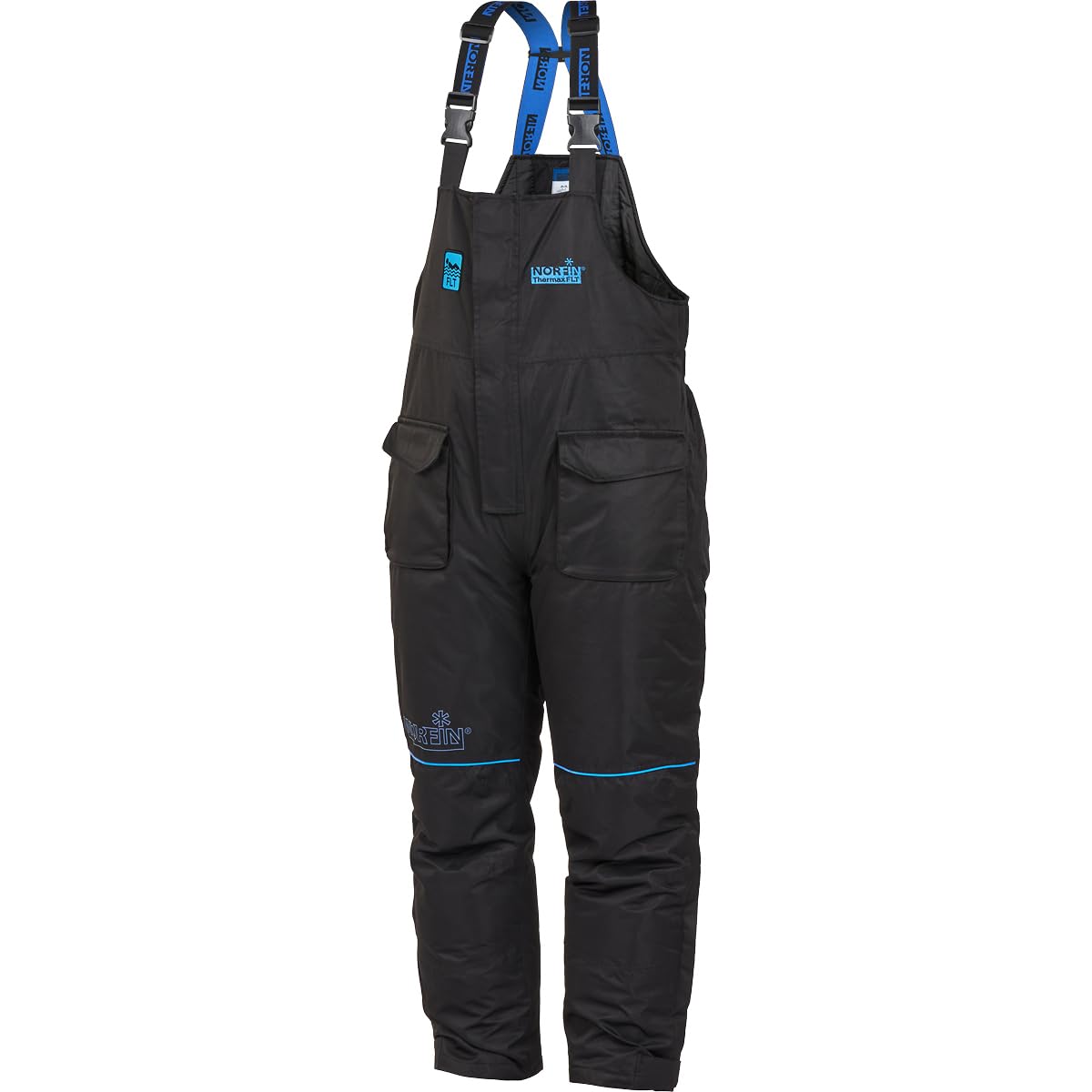 NORFIN Thermax FLT Bibs (US, Alpha, X-Large, Regular, Regular, Black)