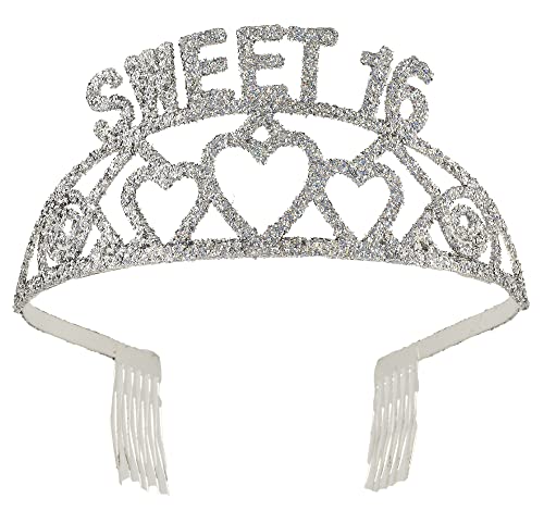 Forum Novelties Sweet 16 Birthday Glitter Tiara