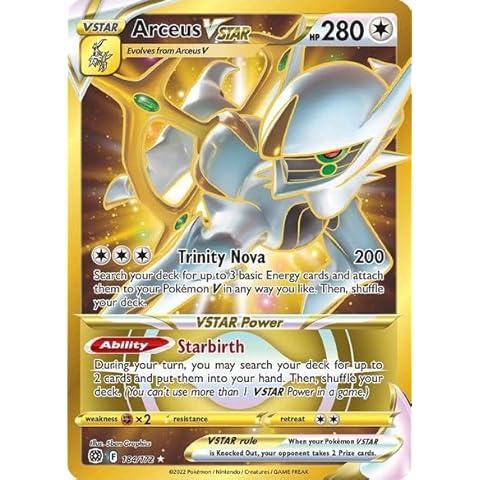 Pokémon Arceus Vstar Secret Rare Card Cover