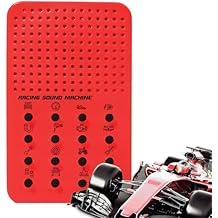 Racing Noisemaker with 16 Race Car Sounds and Effects, Pit Crew, Steering Wheel, Portable Electronic Sound Maker Race Car Themed Sound Board For Kids, Racing Birthday Noise Maker Toy Effects Gift