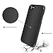 For iPhone 7 Case,Torubia [Slim Fit] Premium TPU+PC Shock Absorption Bumper Protection Anti-Skid Texture Cover Lightweight Case for iPhone 7 - Black