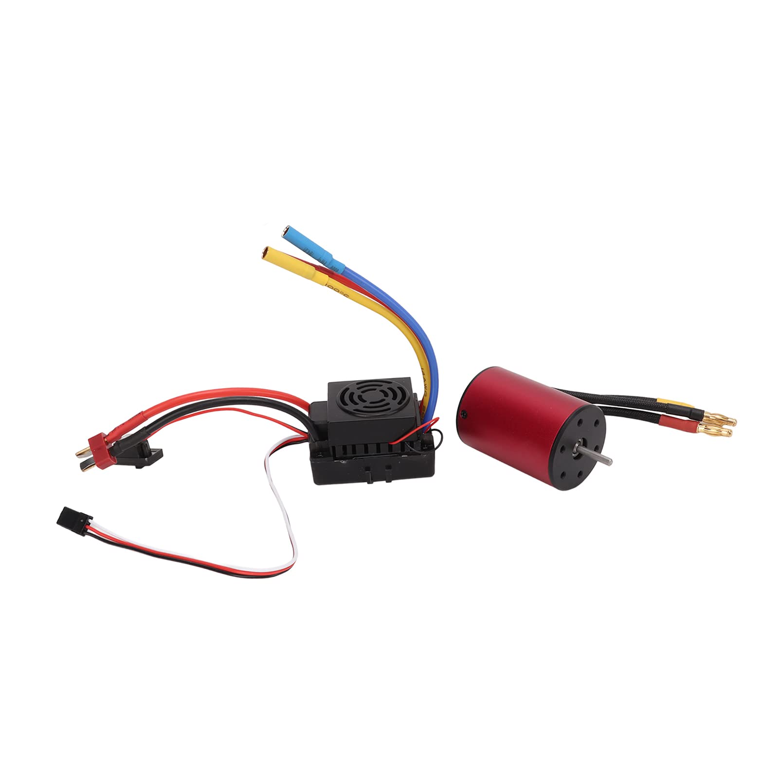 Alomejor Silnik Bezszczotkowy i Zestaw ESC do Samochodu RC 1/10, 3100KV 60A