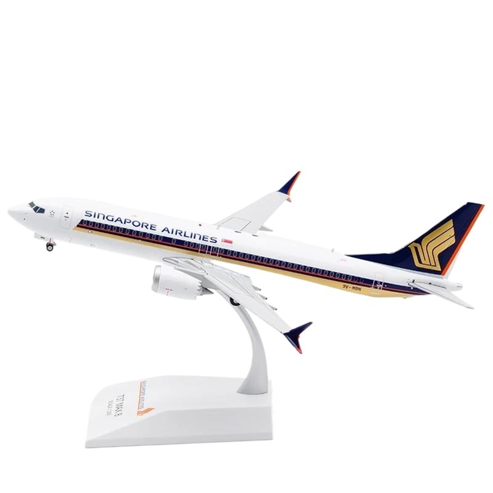 Aviones modelo B737-8MAX de aleación para decorar despachos y vitrinas 8