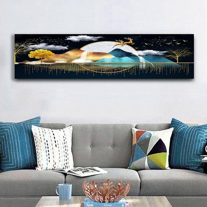 Diwali Offer Buy Now Ameedarshan Golden Sunset Printed Air Conditioning Dust