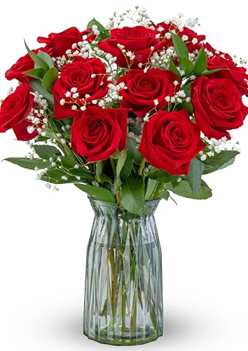 Benchmark Bouquets - Red Roses Bouquet -...