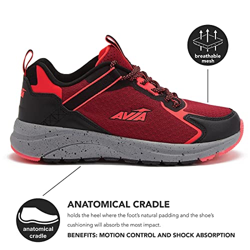 Avia Canyon Womens Trail Shoes and Walking Sneakers with Arch Support and Breathable Mesh2