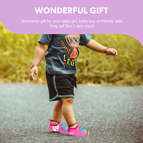 Obuyke 1 par de sapatos aquáticos para atividades aquáticas, sapatos de praia infantis, sapatos espo