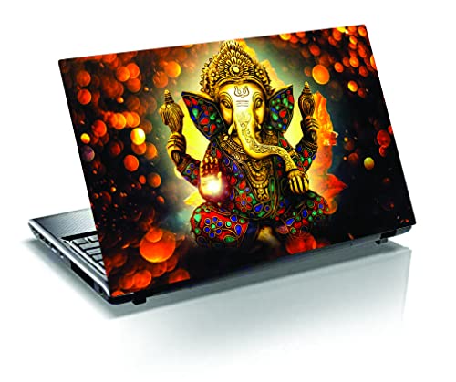 Image of Laptop Stickers (Red Ganpati)