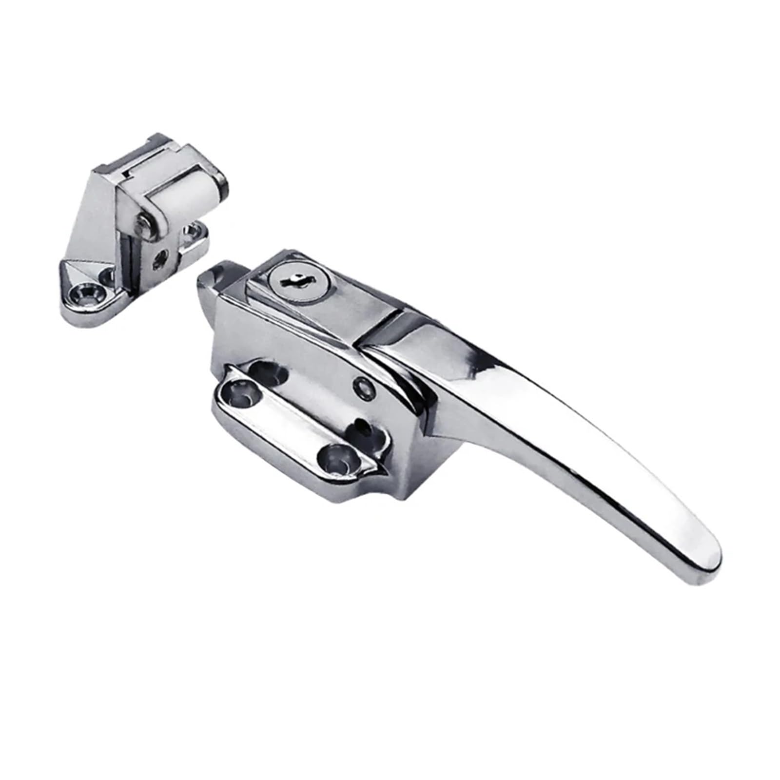 Freezer Handle Oven Cabinet Door Hinge Cold Storage Industrial Knob Lock Latch Hardware Cookware Pull(A Style)