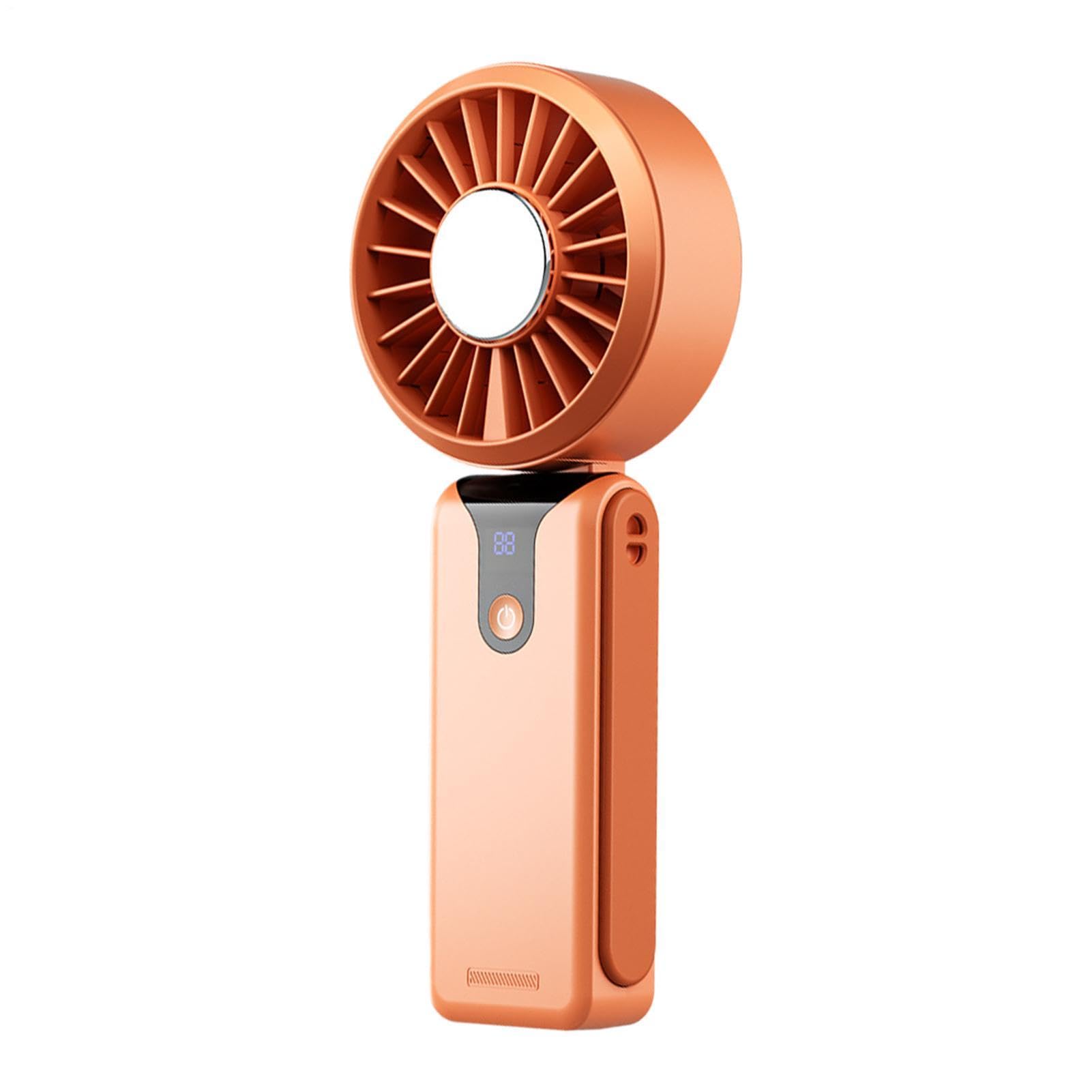 Ventilador de mano personal y portátil: mini soplador potente de 10 velocidades y 3600 mAh