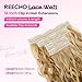 REECHO Curly Hair Extensions, 4PCS 16 inch Clip in Hair Extensions Lace Weft Short Curly Extension Clip Ins Invisible Natural Hairpieces for Women, Dark Blonde with Highlights
