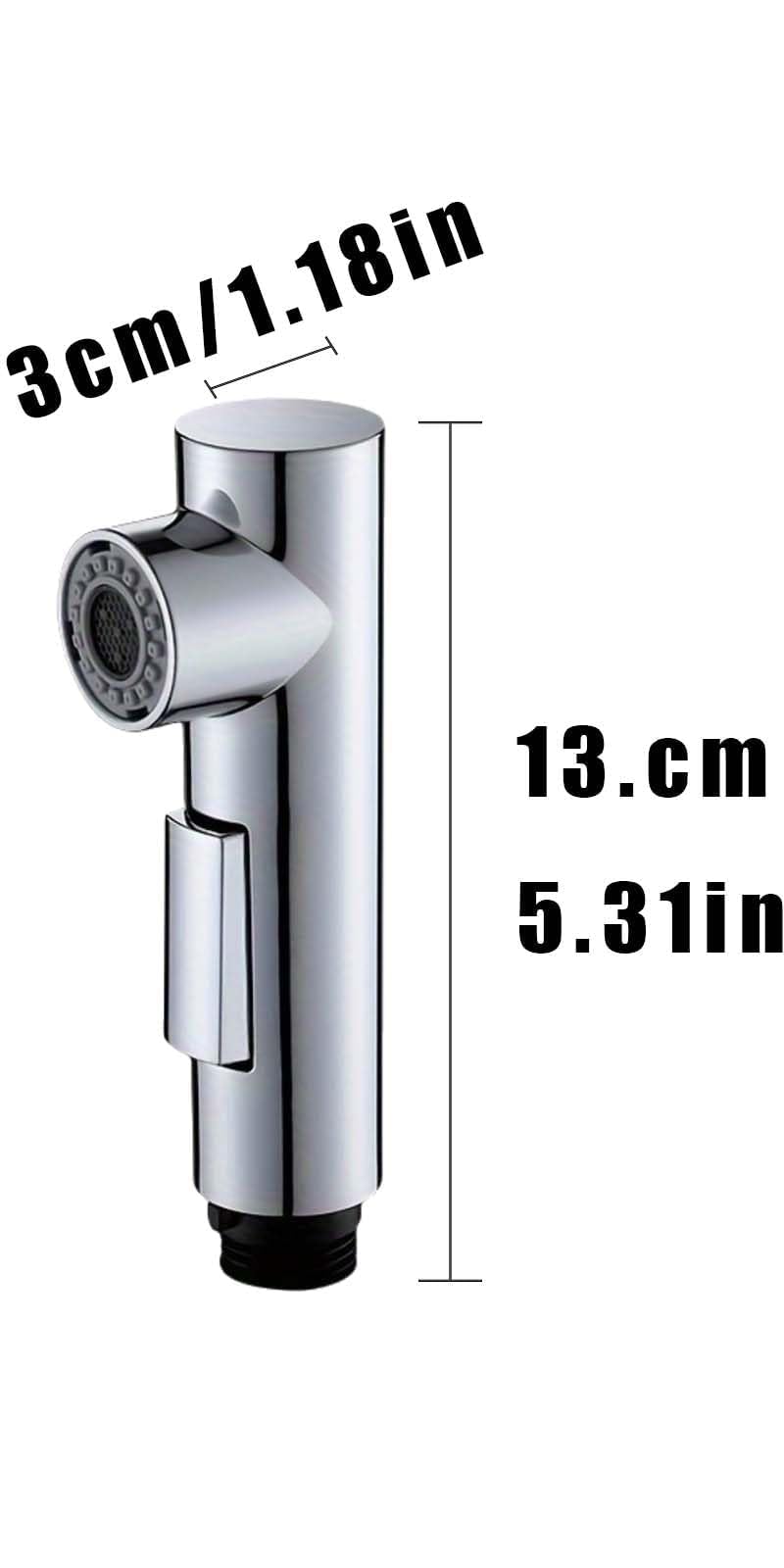 Extendable Faucet Shower Head Movable Tap Attachment Replacement Tap Head Replacement Head Kitchen Tap Shower Head Replacement Part Kitchen Faucet Head Kitchen Replacement Head - Image 2