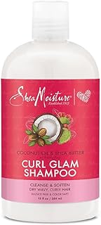 SheaMoisture Curl Glam Shampoo, Coconut Oil and Shea Butter, 13 fl oz