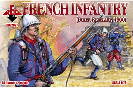 RED BOX Muñecos Plastic Model French Infantry 48 piezas miniatura 1