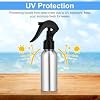 Ferrochef 20 Pack Aluminum Fine Mist Spray Bottles Portable 100ml/3.4oz Empty Reusable Refillable Silver Metal Sprayer for Travel Hairdressing Tattooing Flower Watering BBQ Smoker Food Mist #4