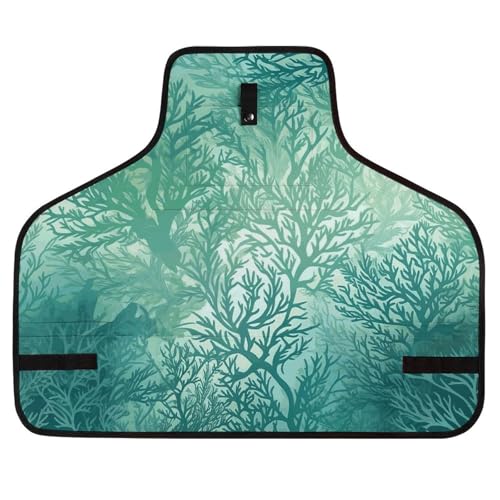 Delantal Blue Seaweed para trabajo con múltiples bolsillos miniatura 1
