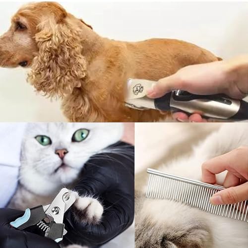 Image of BELARO Pets,Dog,Cat Trimmer /Machine /for Labrador, Shih Tzu, German Shepherd, and Golden Retriever, Rechargeable /Cordless /Battery Powered /Pets Hair Cutting Grooming Clipper Kit For Dogs