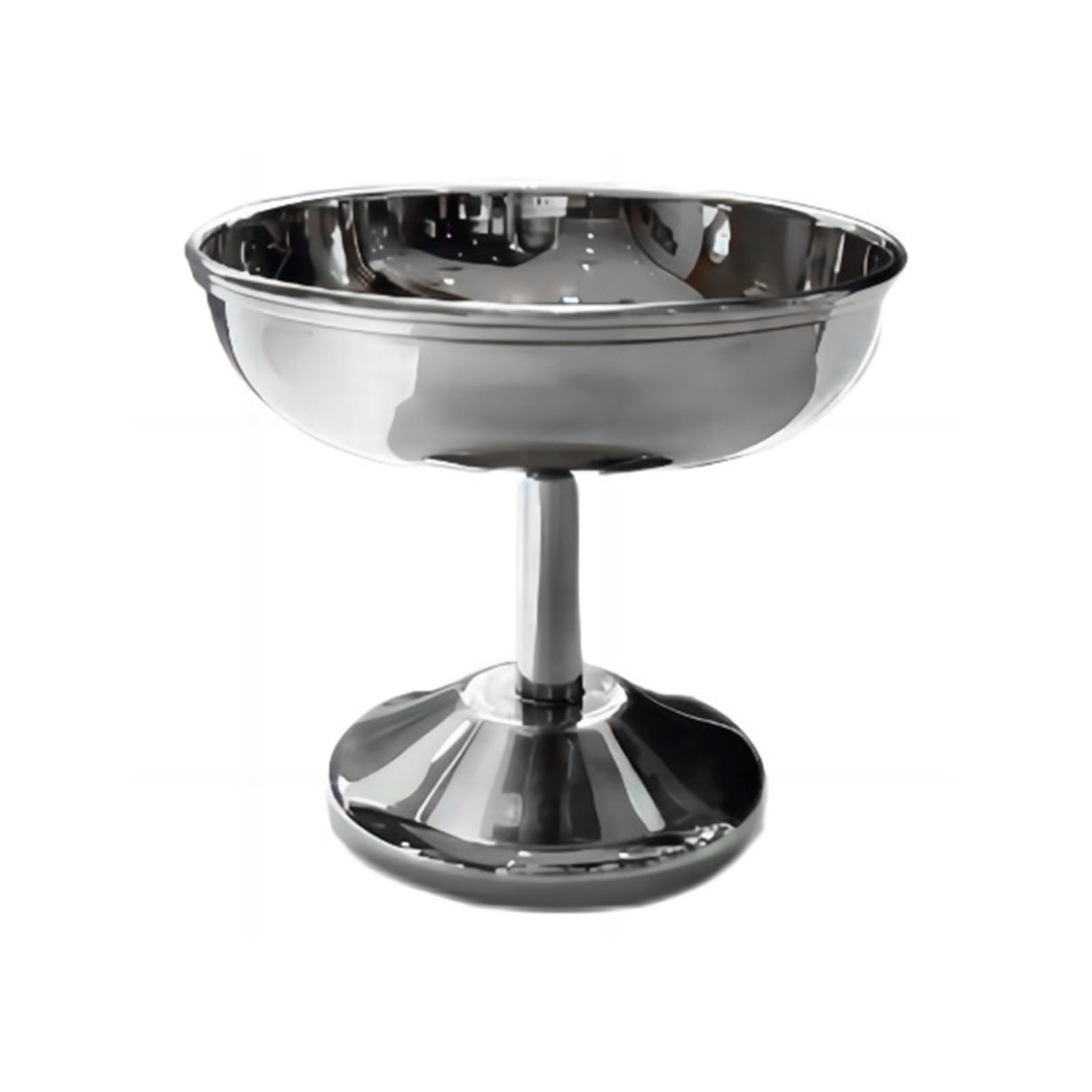 kobeIeen Modern Salads Bowl Elegant Ice Cream Cup Metal Storage Plate for Tantalizing Snacks and Fruit Practical Snacks Container