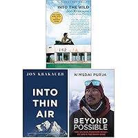 Into the Wild, Into Thin Air, Beyond Possible 3 Books Collection Set