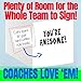 Play Strong 3-Pack Thank You SOCCER COACH Cards (5x7) – Premium Greeting Card Set with Envelopes – Perfect Appreciation Gift for Soccer Coaches, Players, Teams & Fans