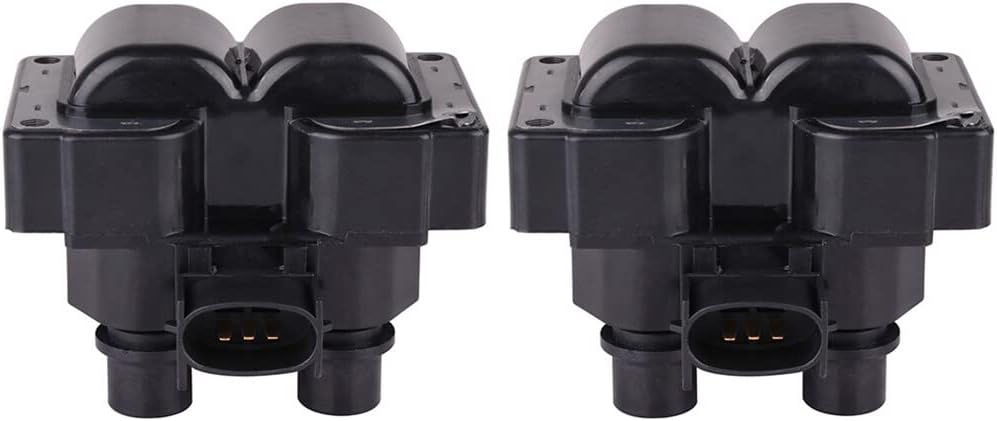 ECCPP ignition coil coils FD487 2 PCS,for Mercury Tracer 2.0L 1997-1999,for Mercury Tracer 1.9L 1991-1996,for Mercury Mystique 2.0L,for Mercury for Mountaineer 5.0L 1997-2001 FD487 ‎C924 Fd480