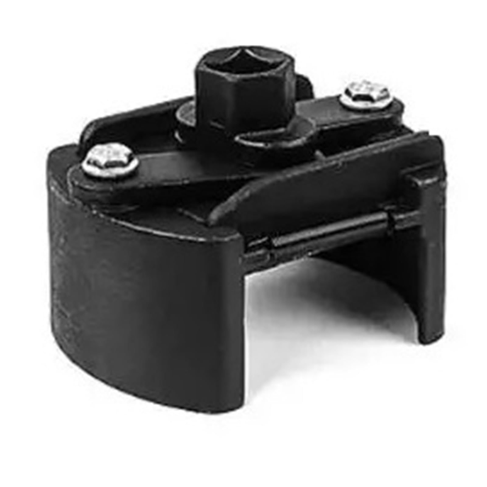 Llave de filtro de aceite ajustable, removedor de llaves de 60-80mm, herramientas de desmontaje de dos garras de combustible de acero Filtro de urea kit(M)