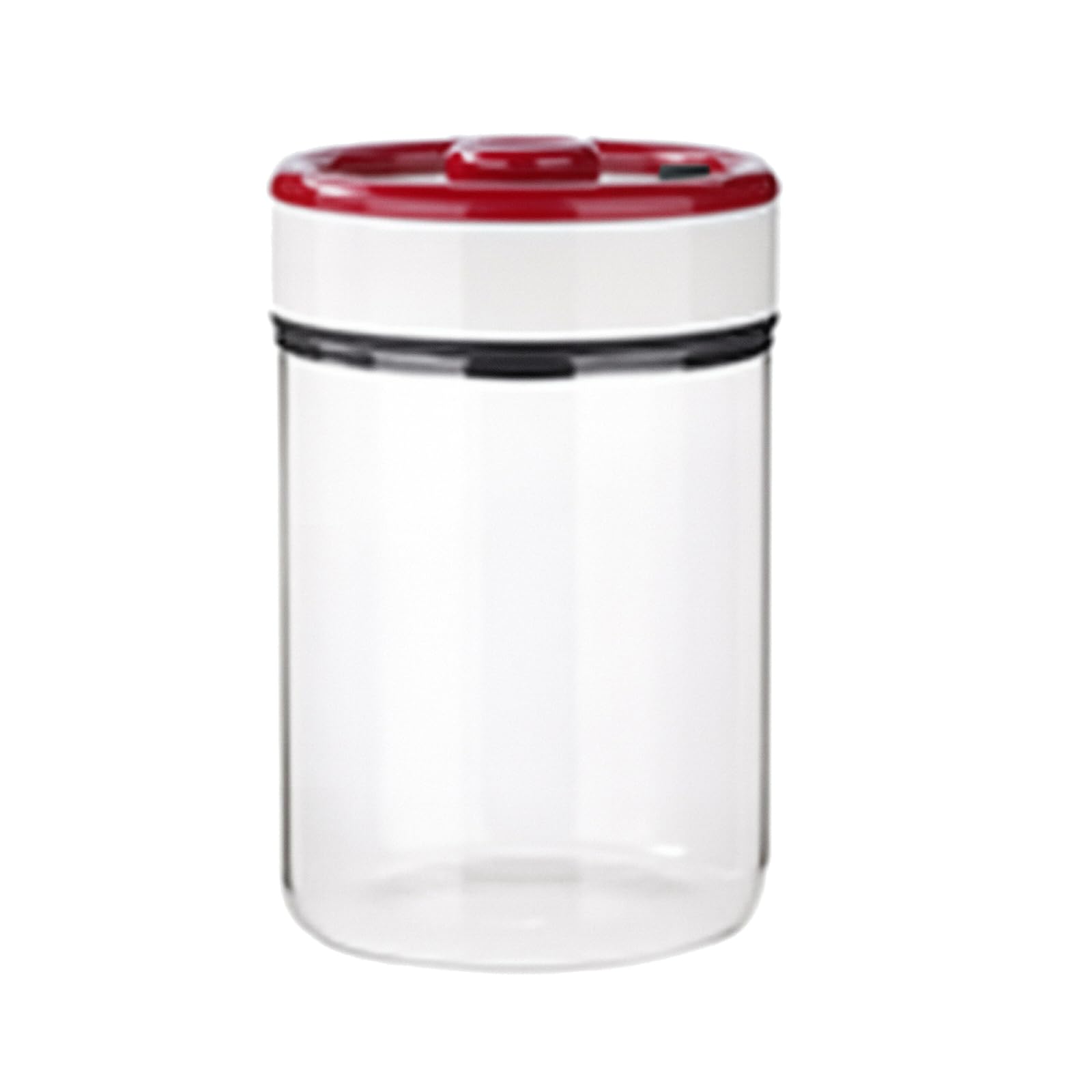 Kangnice Sealed Food Storage Canister with Vacuum Technology Glass Coffee Container Multiple Size Option Borosilicate Glass Coffee Jar Multiple Capaicty