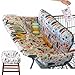 Shopping Cart Cover for Baby or Toddler | 2-in-1 High Chair Cover | Compact Universal Fit | Unisex for Boy or Girl | Includes Carry Bag | Machine Washable | Fits Restaurant Highchair | Forest Animals