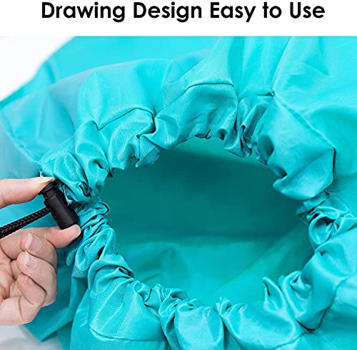 Bbzeal 2 Pack Xl Travel Laundry Bags, Machine Washable Dirty Clothes Organizer,With Drawstring Closure,Light Blue And Grey #TOP4