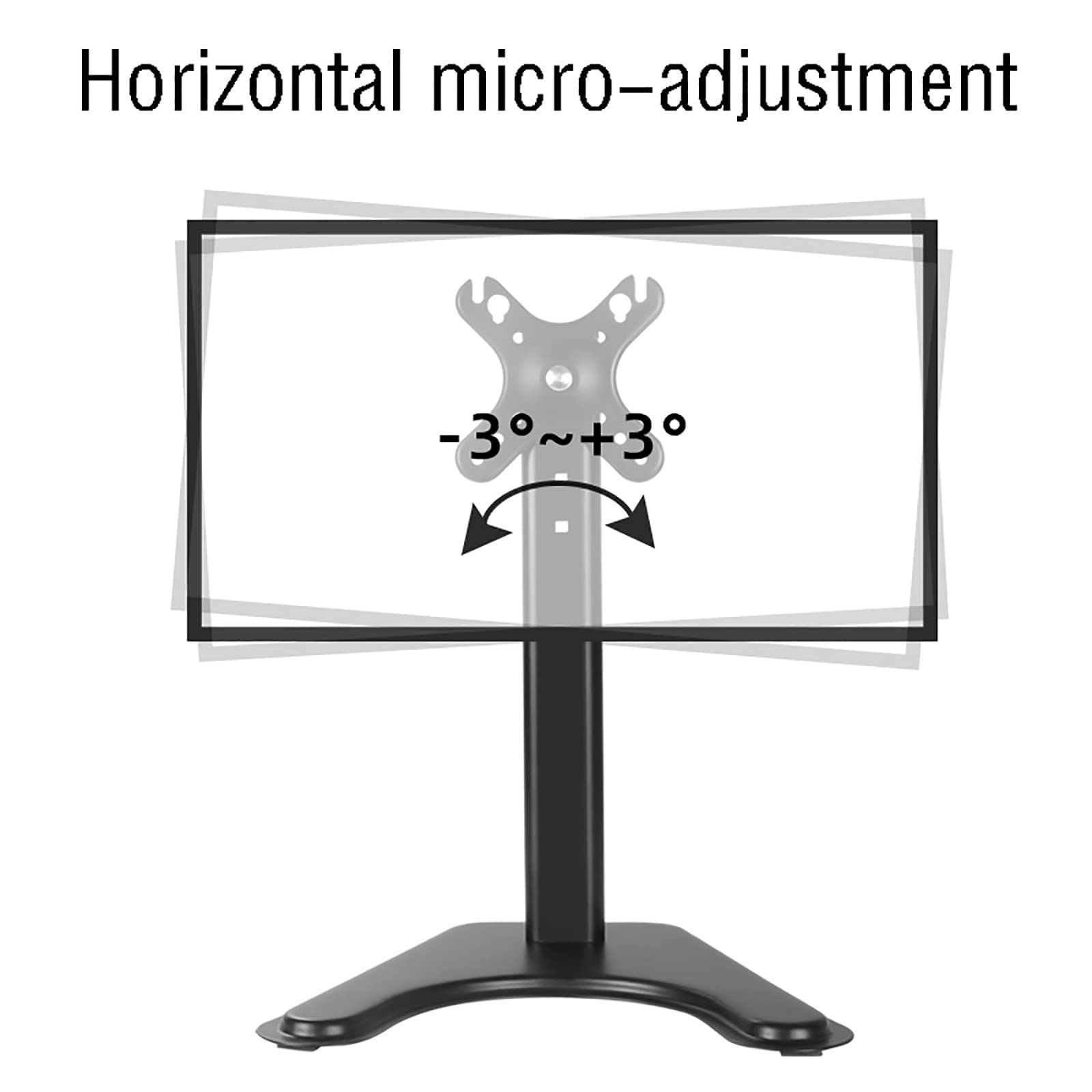 Soporte De Mesa For TV - Base De Montaje Universal For Monitor De Computadora, con Ajuste De Estiramiento Cercano Y Lejano, con Gestión De Arnés, Se Adapta A Televisores De 14 A 32 Pulgadas