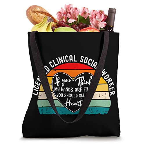 Bolso tote de agradecimiento para trabajadores sociales clínicos licenciados (LCSW) miniatura 4