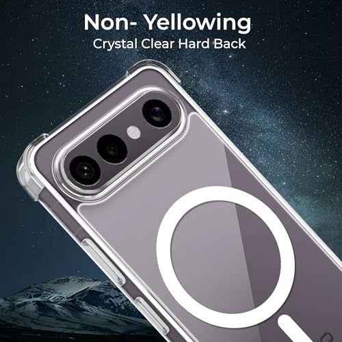 Image of A rtistque Clear Back Cover Case for Vivo X300 FE 5G | Compatible with Mag-Safe | Premium Cover | Shockproof TPU Bumper | Slim Protective Design | Vivo X300 FE 5G Back Cover - Transparent