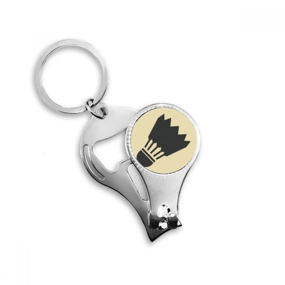 Pince à ongles Badminton Sport géométrie simple dans votre sac