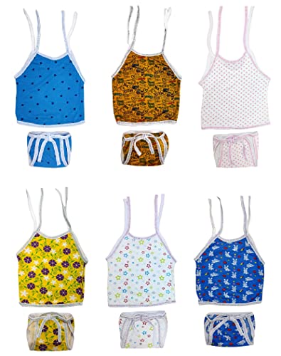 Image of TANGY Adorable Newborn Dress with Built-in Mittens for Extra Warmth and Style Top Set (Pack of 3)