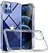 Produktbild veibopai Crystal Clear iPhone 12 Mini Hülle Transparent Silikon weich TPU Schutzhülle für (5.4 Zoll) Vergilbungsfrei Stoßfest iPhone12 Mini Hülle & Silikon Handyhülle -Transparent